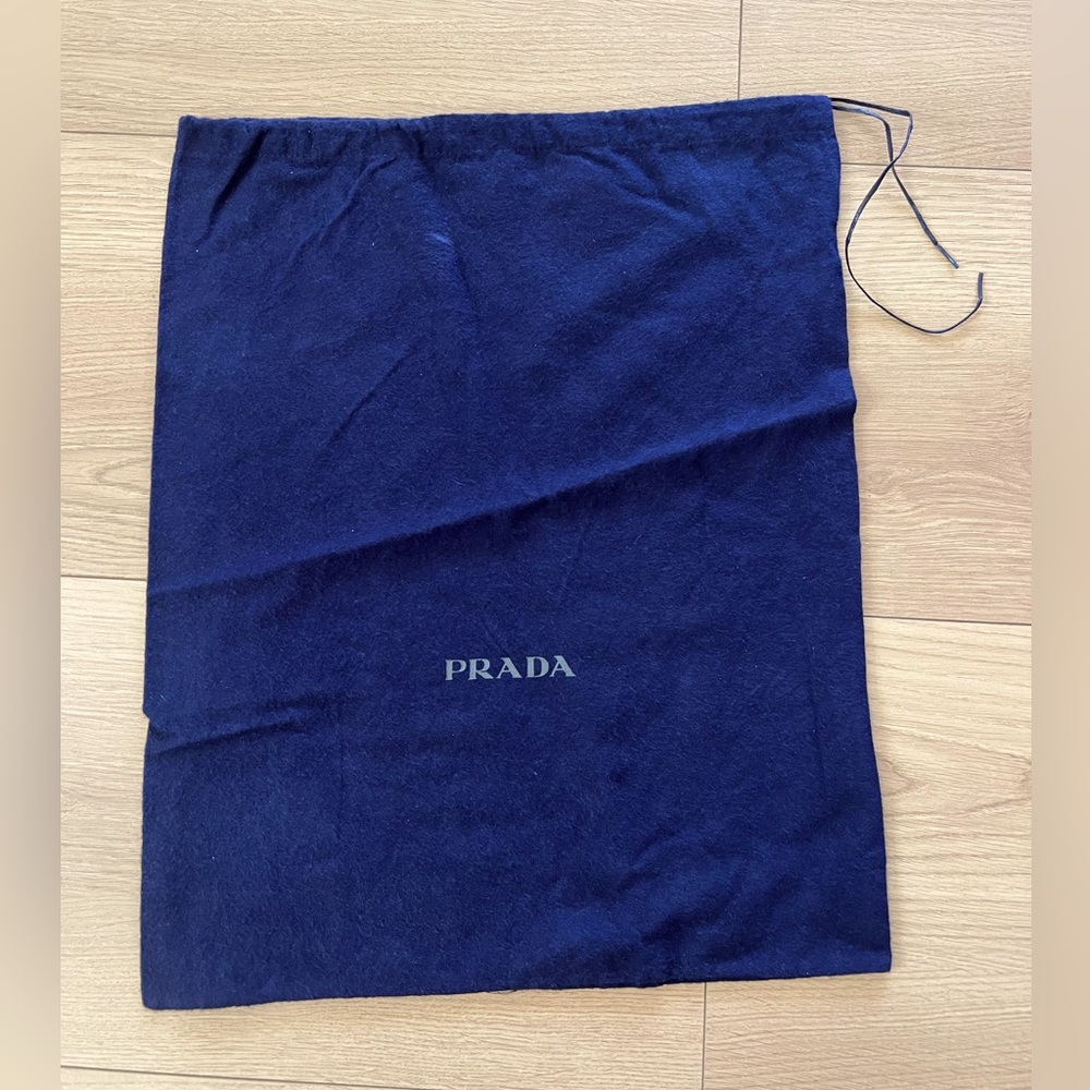 Prada Navy Drawstring Dust Bag